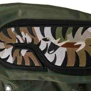 アベイシングエイプ　MA-1 エイプ　カモフラ　M bomber jacket A BATHING APE BAPE X ALPHA INDUSTRIES REVERSIBLE MA-1 XL XL